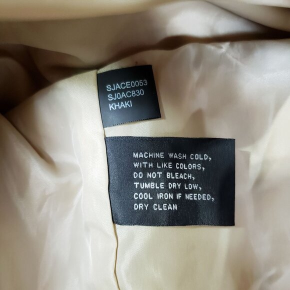 Sean John Mens Khaki‎ Quilted Hooded Jacket XL - Picture 4 of 8